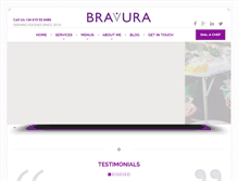 Tablet Screenshot of bravurachefs.com